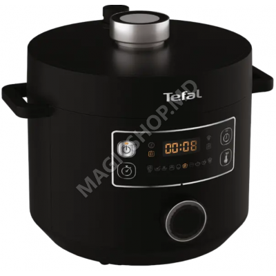 Aparat de gătit multifuncțional sub presiune Tefal CY754830, Negru